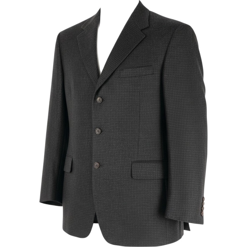 VTG Hart Schaffner Marx Blazer Jacket Mens 42R 42 Tweed Wool 3 Button Sport Coat